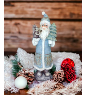 Çam Ağaçlı Noel Baba Polyester   Biblo Model 1
