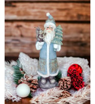 Çam Ağaçlı Noel Baba Polyester   Biblo Model 1