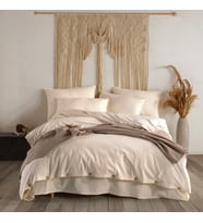 Macas Home Pure Love %100 Pamuklu İpliği Boyalı Yıkamalı Çift Kişilik Nevresim Takımı 200*220