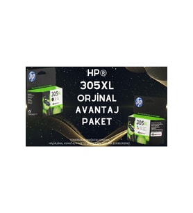 Deskjet 2720 Orjinal Kartuş / 305xl Avantaj Paket Siyah Ve Renkli Kartuş