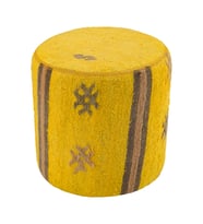 EL TASARIMI KİLİMDEN ULAŞMİŞ PUF 40X40 CM