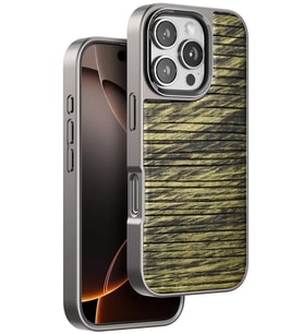 Iphone 16 Wave Kapak - Koyu Kahve