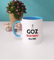 Göz Doktoru Kupa Bardak Mavi