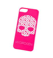 Benjamins iPhone SE/5S/5 ile Uyumlu Kılıf Beyaz Kuru Kafa Görünümlü Pembe Kılıf Model 20