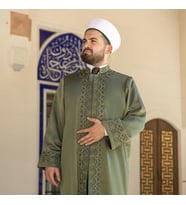 Lüks Ayasofya İmam Cübbesi Yeşil
