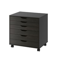Keson, Çalışma Dolabı 67x66 cm, Venge Renk Tekerlekli Ofis Dolabı