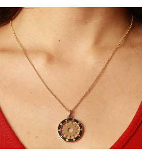 GOLD GÜNEŞ KOLYE (Altın)
