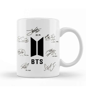 Bts ve imzalar Kupa Bardak Porselen