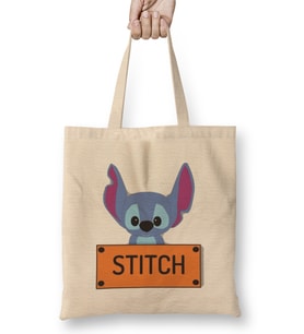 Cute Stitch Bez Çanta Uzun Saplı