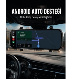 Dokunmatik Ayna Carplay Araç Kamera Ekranı Ön Arka Kayıt Destekli