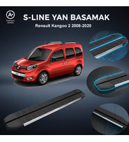 Renault Kangoo Kısa S-Line Premium Krom Yan Basamak 2008-2020
