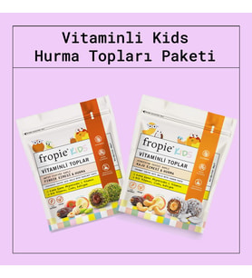 Vitaminli Kids Meyve Topları - 80 gr x 2 Çeşit