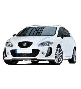 Seat Leon Uyumlu Mk2 2005 - 2012 Yan Marşpiyel Seti (Plastik)