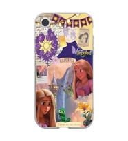 Iphone XR Uyumlu Rapunzel Tasarımlı Şeffaf Telefon Kılıfı