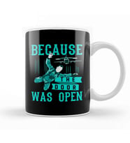 Funny Skydiving Why Because The Door Was Open Kupa Bardak Porselen