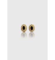 925 Ayar Gümüş Elips Model Minimal Çivi Küpe