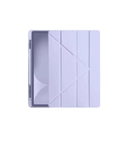 İpad Pro 11 (2024) Kılıf Kalemlikli Hugo Tablet Kılıfı - Lila