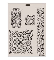 Mey İthalat® Rich Dantel Seri DN-904 Stencil 35x25 cm