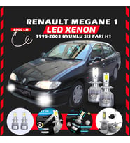 Renault Megane 1 1995-2003 Sis Farı Uyumlu Şimşek Etkili Led Xenon Performance Series H1