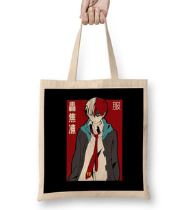 Todoroki Shouto 01 Bez Çanta Uzun Saplı
