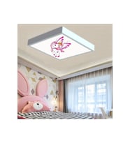 Unicorn Melek Çocuk Odası Led Avize 60x60cm