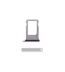 iPhone 8 Sim Yuvası Sim Kart Tepsisi Beyaz