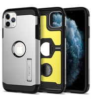 Spigen iPhone 11 Pro Kılıf Tough Armor XP Satin Silver
