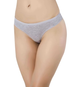 Gri Kadın Günlük Pamuklu Likralı Özel Poşet İçinde Taşınabilir  Slip Külot