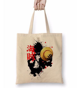 The Kanji Means Pirate Bez Çanta Uzun Saplı