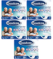 Goodcare Hasta Bezi Yetişkin Bel Bantlı Tekstil Yüzey L Large - Büyük 150 Adet (5PK*30)