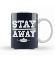 Stay Away Virus Kupa Bardak Porselen