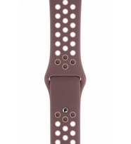 Pazariz Apple Watch Uyumlu 42-44-45 Mm Bileklik Spor Band Kordon Kahverengi (Sarı)