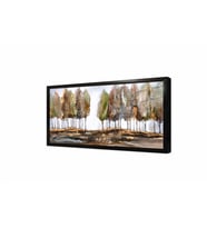 Tablosan Modern Ağaçlar Çerçeveli Cam Tablo