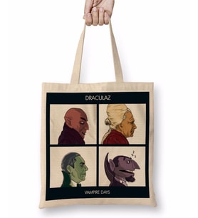 Demon Days Draculaz Vampire Days Bez Çanta Uzun Saplı