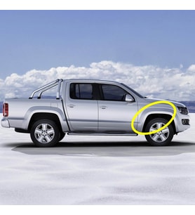 VW Amarok 2010-2012 Sağ Ön Çamurluk Dodik Üst Parça 2H7853718B