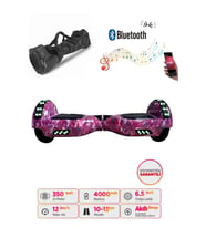 CityMate Elektrikli Kaykay Full Ledli Hoverboard Bluetooth Hoparlörlü 6.5 Inch Çanta Hediyeli D13