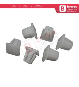 Renault İçin 10 Adet Arka Tampon Klipsi 7703074172