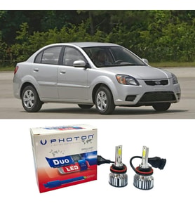 Kia Rio Led Xenon Uzun + Kısa Far Ampulü H4 Duo Yeni Seri Beyaz 2000-2011