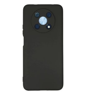 Newface Huawei Nova Y90 Kılıf Nano içi Kadife Silikon - Siyah