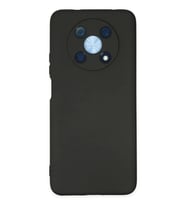 Newface Huawei Nova Y90 Kılıf Nano içi Kadife Silikon - Siyah