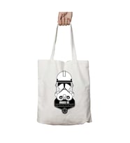 Storm Trooper 66 No Black Star Wars iki Tarafı Kalıcı Baskılı Yıkanabilir Okul Plaj Omuz Bez Çantası