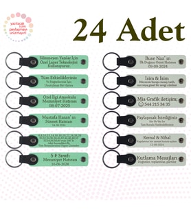 Yeşil & Beyaz, Müzik Festivali Katılımcılarına Sürpriz, 24’lü Set, Kişiselleştirilebilir Hediyelik