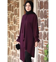Arya Tesettür Tunik Lacivert