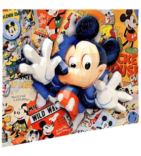 Mega Puzzles 200 Parça 3D Puzzle Breakthrough Mickey