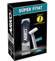 Arko Men 10 Adet Tekli Tıraş Bıçağı + Force Tıraş Köpüğü Pro 200ML