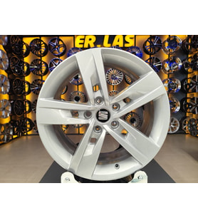 4 Adet SEAT ORIJINAL 7*17 5*112 ET49 57.1 SILVER JANT REVİZE EDİLMİŞ (Takım)