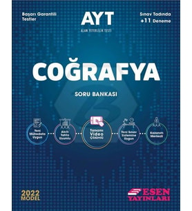 Esen Yayınları Ayt Coğrafya Soru Bankası