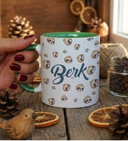 Kişiye Özel Tembel Hayvan Sloth Desenli Kupa Bardak Doğum Günü Hediyesi