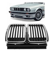 Bmw 3 Serisi E30 Ön Panjur Orta Mat Siyah 1982-1991 51131884350