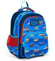 Coral High Lacivert Mavi Gemiler İlkokul Okul Sırt Çantası - Erkek Çocuk